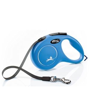Flexi New Classic Retractable Tape Leash - Blue Small - 16' Lead up to 33 lbs
